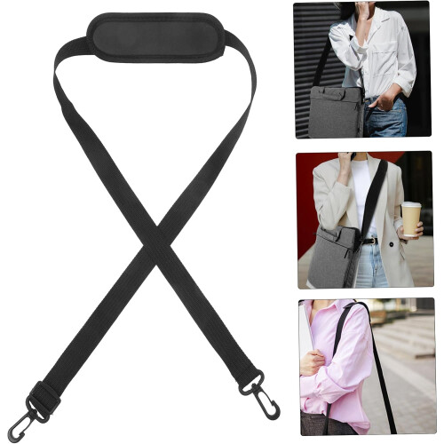 Sturdy Adjustable Shoulder Strap with Hooks for Laptop Bag Replacement 2