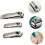 3pcs Splash Nail Clippers for Trimming Nail Tips Suitable for Home Use Comfortable Grip 3