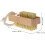 Brosse de nettoyage portable double face pour manucure et pédicure 2