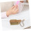 Brosse de nettoyage portable double face pour manucure et pédicure 5
