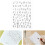 Φύλλο σφραγίδας γραμμάτων αλφαβήτου για scrapbooking, ημερολόγιο DIY, κατασκευή καρτών 4