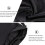 Tassel Drawstring Bag Black Satin Toiletry Pouch Compact Multi-function Storage Organizer Suitable 4
