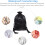 Tassel Drawstring Bag Black Satin Toiletry Pouch Compact Multi-function Storage Organizer Suitable 8