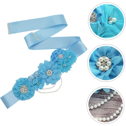 Porte-jarretelles pour la grossesse, corset de maternité orné de perles, accessoire de mode 1