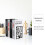 1 Pair Iron Book Storage Rack Bookends Delicate Touch and Smooth Surface 7