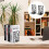 1 Pair Iron Book Storage Rack Bookends Delicate Touch and Smooth Surface 8