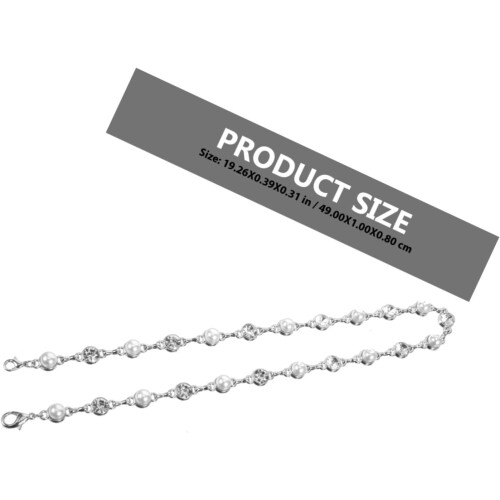 DIY Ζώνη Ραπτικής με Αλυσίδα Rhinestone για Διακόσμηση Νυφικού Ελαφριά 1