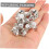 DIY Ζώνη Ραπτικής με Αλυσίδα Rhinestone για Διακόσμηση Νυφικού Ελαφριά 6