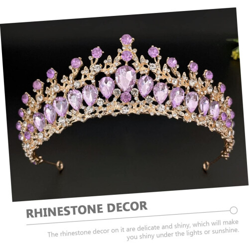 Elegante Strass-Hochzeitskrone für Damen 1