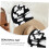 Cow Pattern Knitted Hat Comfortable Woolen Cap for Women Casual Warmth Accessory 3