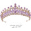 Elegante Strass-Hochzeitskrone für Damen 3