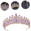 Elegante Strass-Hochzeitskrone für Damen 5