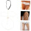 Elegante Perlenkette, Oberschenkelkette, Körperschmuck für den Strand 5