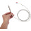 2m Pressure Spring Adjustable Thermometer Probe Wire Stainless Steel Temperature Sensor Probe 4