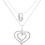 Fermoir de collier en forme de cœur, accessoire DIY, or blanc K, fermoir multifonctionnel 3