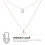 Fermoir de collier en forme de cœur, accessoire DIY, or blanc K, fermoir multifonctionnel 8