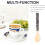 Shell Spoon Glasssked Lätt diskmaskinssäker hushållsmatsked 8