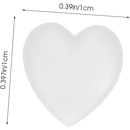 Brillenbügelhalter aus Silikon, herzförmig, 10 Stück 1