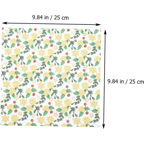 10Pcs Natal algodão tecido quadrados 25X25Cm DIY impresso pano patchwork 1