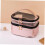 1pc Transparent Makeup Bag Double Toiletry Organizer 5