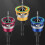 (Golden) Smart Depth Stop Drill Set 4pcs - Carbon Steel Countersink Bits Adjustable Stop 2