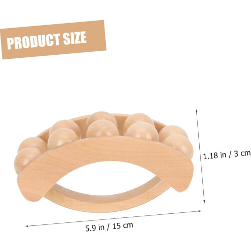 Manuelles Akupunktur-Massagegerät mit Holzgriff 2