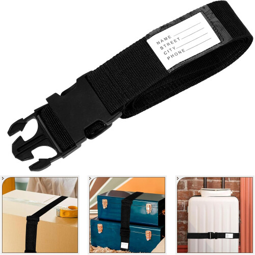 Sangle de fixation pour valise, sangle de voyage réglable avec boucle 2