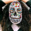 Μάσκα κρανίου Day of the Dead για άνδρες, κλασική ανδρική με διακοσμητικό σχέδιο κρανίου 6