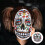 Μάσκα κρανίου Day of the Dead για άνδρες, κλασική ανδρική με διακοσμητικό σχέδιο κρανίου 7