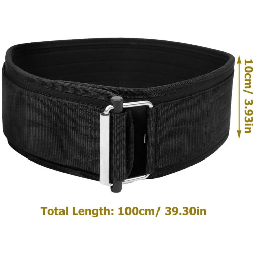 Adjustable Weight Lifting Belt with Buckle for Extra Support and Lower Back Protection 1