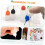 10pcs Liquid Dispensing Bottles with Precision Needle Tips 6