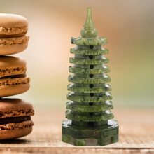 Wenchang-Turm-Ornament, Wenchang-Turm-Modell, neun Schichten Serpentinstein