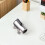 Wall Mounted Retractable Belt Barrier Crowd Control Safety Tape Black Strap Silver Case 4