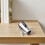 Wall Mounted Retractable Belt Barrier Crowd Control Safety Tape Black Strap Silver Case 5