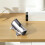 Wall Mounted Retractable Belt Barrier Crowd Control Safety Tape Black Strap Silver Case 6