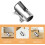 Wall Mounted Retractable Belt Barrier Crowd Control Safety Tape Black Strap Silver Case 7