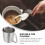 Stainless Steel Measuring Cup Scale Graduated Cup for Kitchen Laboratory Use Ergonomic Handle 4