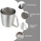Stainless Steel Measuring Cup Scale Graduated Cup for Kitchen Laboratory Use Ergonomic Handle 6