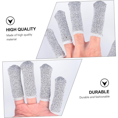 Wiederverwendbare, schnittfeste Fingerlinge, 10er-Set, Fingerschutz 2