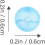 Matte blaue Achatperlen, 6 mm, 62 Stück, Strang, DIY-Schmuckperlen 3