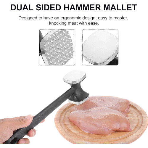 Multifunktionaler Fleischklopfer für die Küche mit ergonomischem Design 2