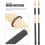 1 Pair Wooden Percussion Drumsticks Practical Drumstick Sturdy Unique Design Craftsmanship 8