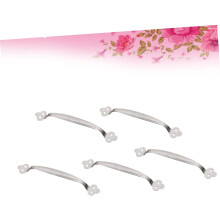 Lot de 10 barres d'appui de sécurité pour salle de bain, en acier inoxydable, antidérapantes, avec double accoudoir et double trou.