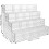 4tier Pen Holder Storage Rack for Office Display Acrylic Design Slots 2