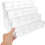 4tier Pen Holder Storage Rack for Office Display Acrylic Design Slots 4