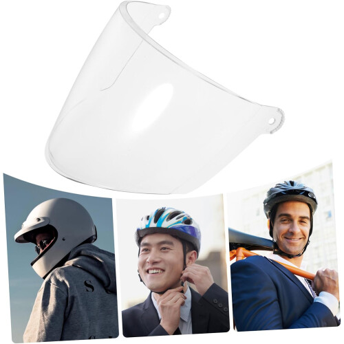 Motorcykelhjälmskyddsvisirbyte Transparent skyddslins 2