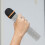 Housse de microphone sans fil glamour ornée de strass 6