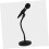 Support de microphone de table réglable, stable et lourd, en métal noir. 4