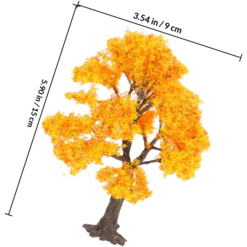 Miniature Wire Model Trees for DIY Crafts, 15cm Small Micro-Simulation Landscape Trees 1