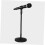 Support de microphone de table réglable, stable et lourd, en métal noir. 5